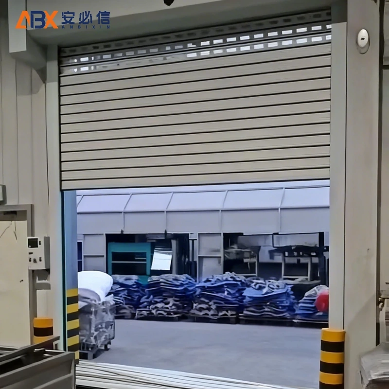 绍兴铝质快速门项目案例｜安必信工业门厂家
